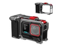 For Insta360 Ace Pro 2, Aluminum Alloy Extended Grip Ergonomic Non Slip Handle, Sport Camera 360 Ace Pro 1/2 Metal Anti Impact Ant Scratch Protective Bezel