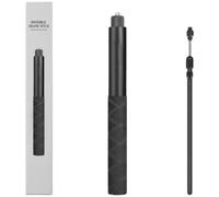 For Insta360 & DJI Invisible Selfie Stick, 120cm Aluminum Alloy Extendable Monopod with Anti-Loss Rope, Compact Travel Pole for Action Cameras