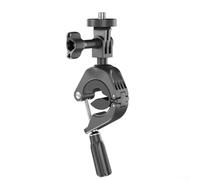 For Insta360 For X5 For Bike Mount, Cycling Camera Bracket for Outdoor Vlogs, For Easy-Install ABS Sports Camera Holder with Tripod Adapter, Compact Black Accessory for Adventure Riders