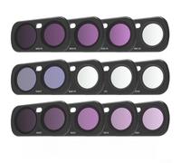 for insta360 Luna Filter Kit - ND & CPL Optical Glass Lenses for Glare Reduction - Enhanced Colour for Aerial Shots - Action Cam Accessories - Slim 4g Design(12 in 1)