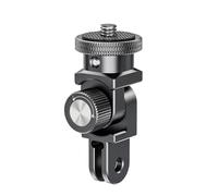 For Insta360 X5, Metal Universal 1/4 20 Thread Adapter 180 Rotation Multi Angle Locking Quick Release Base with Silicone Pad for 360 X5/X4/X3