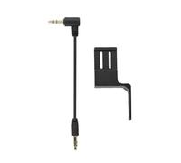 For Insta360 X5 Microphone Expansion Kit, Aluminum Alloy Bracket Compatible with X4 and X3, Lightweight Black Mount for External Mic and Enhanced Audio Recording