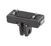 For Insta360 X5 Pro2 Quick Release Base Four Claw Buckle Camera Expansion Plate Plastic Silicone Adapter Black Compact Portable Secure Grip Outdoor Photography Accessory Kit(black)