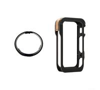 for insta360 X5 Rabbit Cage Kit with Travel Pouch 10cm for(case+lens) | for premium aluminum alloy build, includes lens cover, shock-resistant design, sl lack finish, compact 10cm size