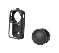 for insta360 X6 Protective Skin 10.5cm Anti-Scratch Fit for | for premium soft silicone, includes lens cap, shock absorption, scratch resistant, sl lack design