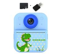 for INSTANT Print Camera with Dual Lenses and 1080P Video, 2.4 Inch Eye Protection Screen with 16x Digital Zoom, Includes 32GB Card and USB Reader - White