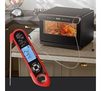 For Instant Read Meat Thermometer Featuring Two Stainless Steel Probes, Quick 2 Second For Response Time, Wide Range From Minus Fifty Eight To Five Hundred Seventy Two Degrees Fahrenheit, Backlight