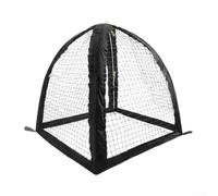 for instant Setup Plant Protector 56cm for Vegetables for instant | Pop-up for instant setup, built-in steel wire frame, blocks birds pests, 56x56x56cm cube, black plastic mesh