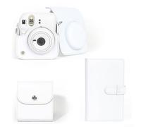 FOR INSTAX For Mini12 Photo Set with 108-Slot Album and SQ Print Pouch in Lightweight and Compact Structure (White)