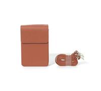 for Instax mini Link+ Photo Printer Storage Case, Digital Fitted Protective Bag PU Leather Carrying Case for Instax Mini Link with Adjusable Shoulder Strap (Brown)