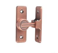 For Interior Door Bolt Featuring Glow in the Dark Technology and 90 Degree Alignment for Bathrooms and Old Doors (Red)