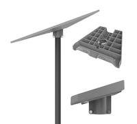 For Internet Satellite V3 Installation Kit for Starlink Gen 3 Roof Eaves Mounting Bracket Stainless Steel Wall Mounted Bracket (Gray)