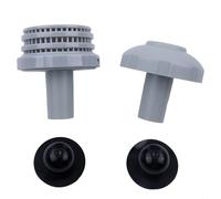 For INTEX Pool 32mm Inlet and Outlet Connector Set Includes Strainer Grids, Jet Nozzle, and Fittings for Easy Installation (Black)