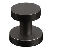 For Invisible Interior Lock with Single-Side Functionality for Bedroom and Background Wall Doors Zinc Alloy Construction and Recessed Wall Design (Black)