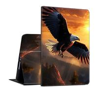 for iPad 10th Generation 10.9 Inch 2022 PU Leather Slim Lightweight Multiple Angles Stand Smart Cover with Auto Wake/Sleep for iPad 10.9 Inch 2022 Tablet,Bald Eagle