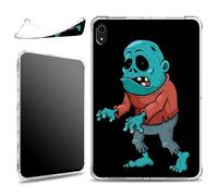 for iPad 10th Generation -10.9 inch (2023/2022 Model) Case, Slim Silicone Lightweight Clear Military-Grade Corners Shock Absorbent Case Soft TPU Cover, Zombie