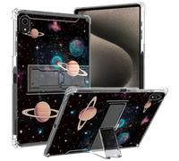 for iPad 10th Generation 2023 Clear Case for iPad 10.9 inch 2022 with Pencil Holder Kickstand Transparent Slim Soft TPU Shockproof Cover for iPad 10th Generation 10.9",Space Galaxy Universe