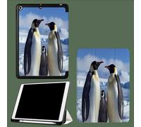 for iPad 10th Generation Case 10.9 Inch, Emperor Penguin Glacier Animals Design With Pencil Holder Cover for Apple iPad 10th Gen Cases 2022 A2696 A2757 A2777-Blue