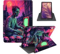 for iPad 11th Generation (A16, 2025) 11" / iPad 10th Gen 10.9" 2022 Case, 360° Rotating PU Leather Stand Cover with Auto Sleep/Wake, Shockproof TPU Backl, Zombie Gamer