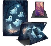 for iPad 11th Generation (A16, 2025) 11" / iPad 10th Gen 10.9" 2022 Case, 360° Rotating PU Leather Stand Cover with Auto Sleep/Wake, Shockproof TPU Backl, Group of Ghosts