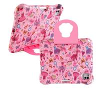 for iPad 12 A19 iPad 11 inch A16 iPad 10 10th 11th 12th Generation Princess Tablet Case for Kids Girls Light EVA Kid Friendly Cover with Handle Kickstand Kid-Pro Shockproof Toddlers Pink