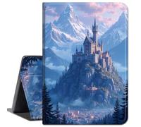 for iPad 2/iPad 3/iPad 4 Case 2011/2012 (Old Model),Slim Soft Shockproof TPU Silicone Protective Back Shell Case for Apple iPad 2nd/3rd/4th Generation 9.7",Mountain Castle