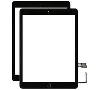 for iPad 6 6th Gen Screen Replacement A1893 A1954 2018 2 Pack Digitizer 9.7 Inch, for iPad 6th Generation Touch Glass with Home Button (Black)
