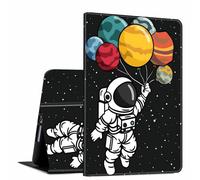for iPad 9th/8th/7th Generation 10.2 Inch Case 2021/2020/2019 PU Leather Slim Folio Lightweight Multiple Viewing Angles Smart Cover with Auto Wake/Sleep, Art Space Man