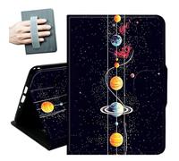 for iPad 9th/8th/7th Generation Case 10.2 Inch, for iPad Air 3rd Generation Case 10.5-inch, for iPad Pro 10.5 Inch Cases,with Hand Straps and Auto Wake/Sleep Smart Cover,Space Planet