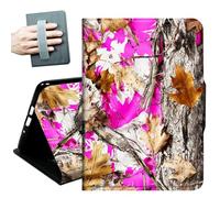 for iPad 9th/8th/7th Generation Case 10.2 Inch, for iPad Air 3rd Generation Case 10.5-inch, for iPad Pro 10.5 Inch Cases,with Hand Straps and Auto Wake/Sleep Smart Cover,Tree Trunk Nature Forest