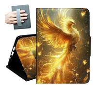 for iPad 9th/8th/7th Generation Case 10.2 Inch, for iPad Air 3rd Generation Case 10.5-inch, for iPad Pro 10.5 Inch Cases,with Hand Straps and Auto Wake/Sleep Smart Cover,Wings Fire Phoenix