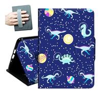for iPad 9th/8th/7th Generation Case 10.2 Inch, for iPad Air 3rd Generation Case 10.5-inch, for iPad Pro 10.5 Inch Cases,with Hand Straps and Auto Wake/Sleep Smart Cover,Planet Dinosaur