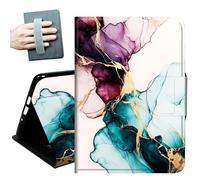 for iPad 9th/8th/7th Generation Case 10.2 Inch, for iPad Air 3rd Generation Case 10.5-inch, for iPad Pro 10.5 Inch Cases,with Hand Straps and Auto Wake/Sleep Smart Cover,Gold Glitter Marble