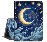 for iPad 9th Generation 2021/ iPad 8th Generation 2020/ iPad 7th Generation 2019 Case,10.2 iPad Case iPad Cover 9th Generation,Smart Shell Stand Cover with Auto Wake/Sleep,Moon Stars Cloud