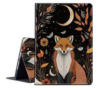 for iPad 9th Generation Case 2021 for iPad 8th/7th Generation Case 2020/2019 10.2 inch with Adjustable Stand & Auto Wake/Sleep Feature Smart Protect Cover - Fox and Moon