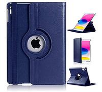 For iPad (A16) 11th Generation 2025 10th Generation 2022 Case [360 Rotating Stand] [Auto Sleep/Wake] PU Leather Smart Folio Protective Tablet Cover 11/10.9 inch (BLUE)