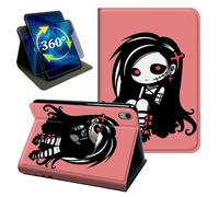 for iPad A16 11th/iPad 10th 2022 Cute Zombie Girl Stand Cover