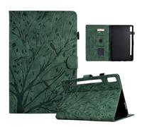 for iPad Air 11 Inch Case 2025(7th)/2024(6th) Case Cover, Embossed Lucky Tree PU Leather Flip Protective Stand Card Slots Flip Smart Case Cover for iPad Air 11 Inch 2025(7th)/2024(6th), green