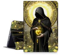for iPad Air 11 Inch Case 7th/6th Generation (M3/M2) 2025/2024, for iPad Air 5th/4th Generation Case 10.9 Inch 2022/2020,Hybrid Slim Multi-Angles Stand Smart Cover-Mystic Wizard Golden Heart