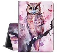 for iPad Air 11 Inch Case M2 2024,for iPad Air 5th Generation 2022/iPad Air 4th Gen 2020 10.9 Inch,Slim Lightweight Smart Shell Stand Cover with Auto Wake/Sleep,owl Sitting on branchs