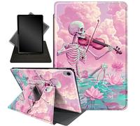 for iPad Air 11 Inch Case (M3/M2-2025/2024), iPad Air 5th Generation 2022/4th Gen 2020 10.9 Inch,360 Degree Rotating Stand Smart Protective Cover Case,Guitar and Lotus