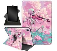 for iPad Air 11 Inch Case (M3/M2-2025/2024), iPad Air 5th Generation 2022/4th Gen 2020 10.9 Inch, 360 Degree Rotating Stand Smart Protective Cover Case for Air 5 4, Guitar and Lotus