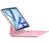 For iPad Air 11 inch Case with Keyboard (M3/M2, 2025/2024),Keyboard Case for iPad Pro 11 inch(1st/2nd/3rd/4th Gen),Easy-Set Floating Cantilever Stand - Multi-Touch Trackpad Backlit Keyboard