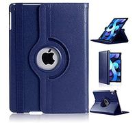 For iPad Air 11 (M4 2026/M3 2025/M2 2024) Case/iPad Air 10.9 4th 2020/5th 2022 Generation 360 Rotating Stand Multi-Angle Viewing Auto Wake/sleep Smart Folio Kids Friendly Protective Cover (BLUE)