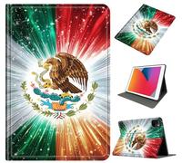 for iPad Air 13 Inch Case 2024/2025 (M2/M3), Slim PU Leather Protective Cover with Multi-Angle Stand & Auto Wake/Sleep Full-Body Anti-Drop Cover for iPad Air 6th Gen 13 inch, Mexican Flag