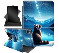 for iPad Air 13 Inch Case (M3/M2) 2025/2024,for iPad Pro 12.9 Case 2022 2021(6th 5th Generation),360 Degree Rotating Stand Smart Protective Cover Case,Cute Arctic Bear