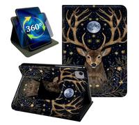 for iPad Air 13 M4/M3/M2 Case 13" Deer Dream Moon Stand Cover