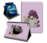 for iPad Air 2/iPad 6th/5th Gen 9.7" Cute Little Purple Dwarf Stand Cover