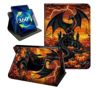 for iPad Air 2/iPad 6th/5th Gen 9.7" Dragon Halloween Stand Cover