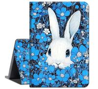 for iPad Air 3 10.5" 2019 / iPad Pro 10.5 2017 Case, Slim Lightweight Smart Shell Stand Cover with Auto Wake/Sleep for iPad Air 10.5" (3rd Gen) 2019 / iPad Pro 10.5" 2017,Rabbit GardenFlower
